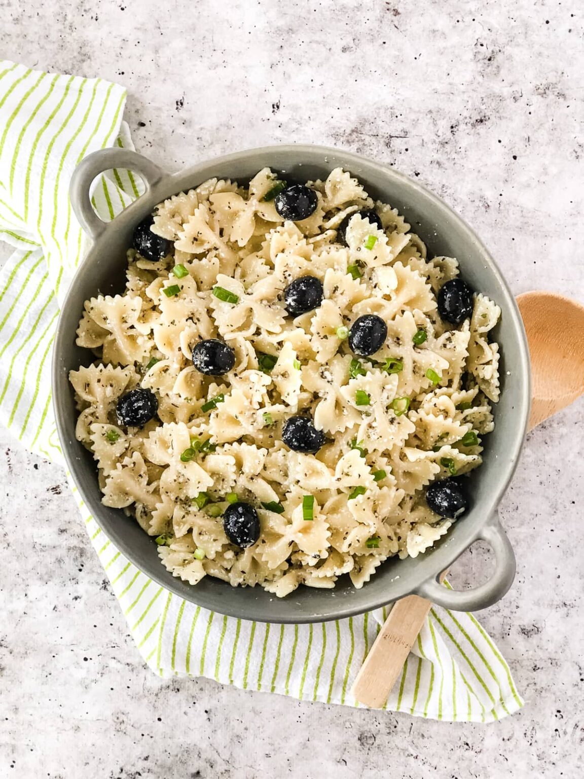 Bowl of Bows Pasta Salad - A Pretty Life In The Suburbs