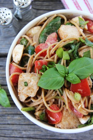 Bruschetta Pasta Salad - A Pretty Life In The Suburbs