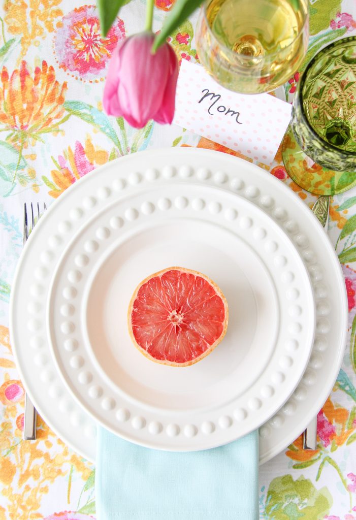 Mother's Day Brunch Table Setting - A Pretty Life In The Suburbs