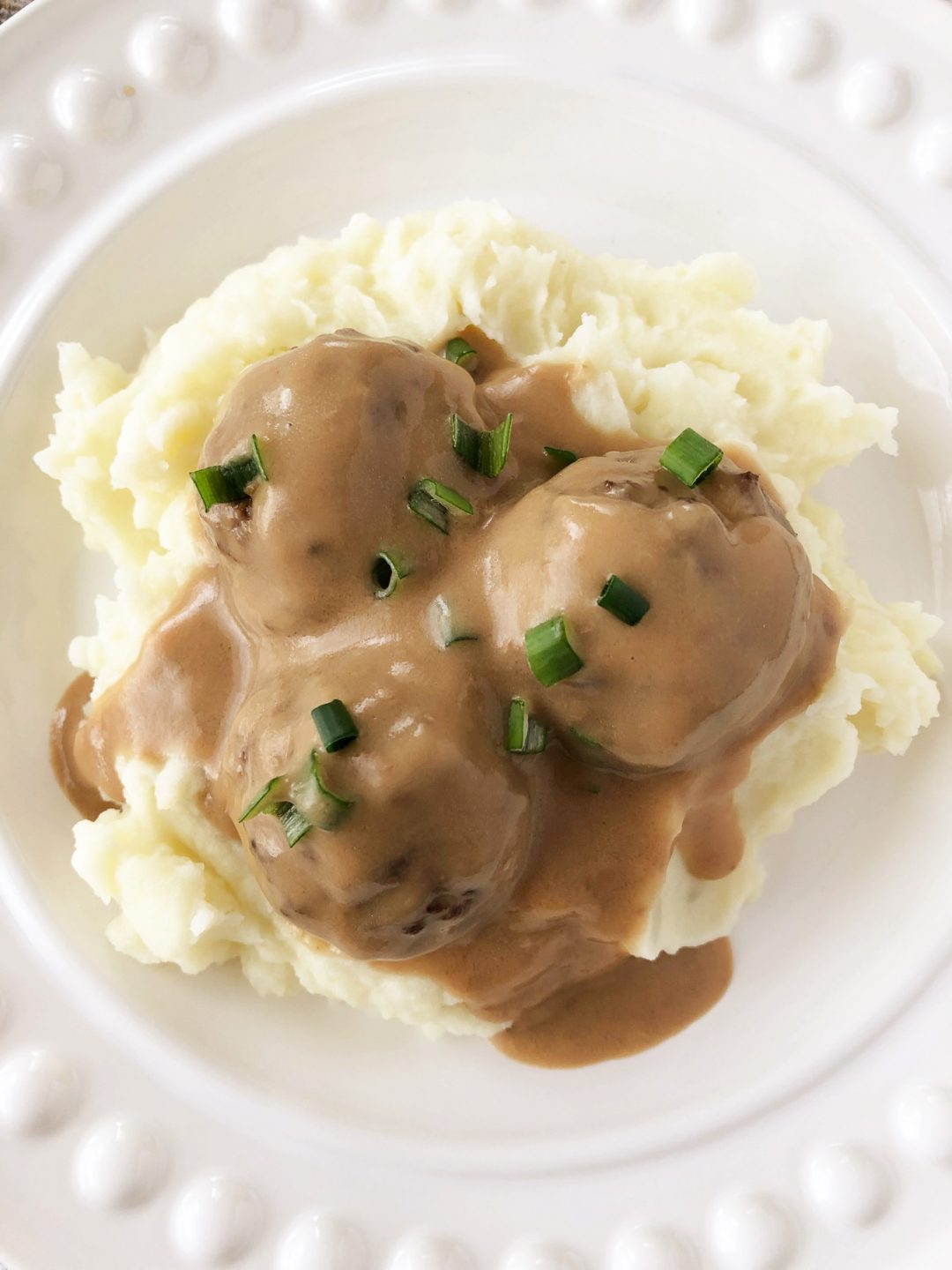 Easy Meatballs with Gravy A Pretty Life In The Suburbs