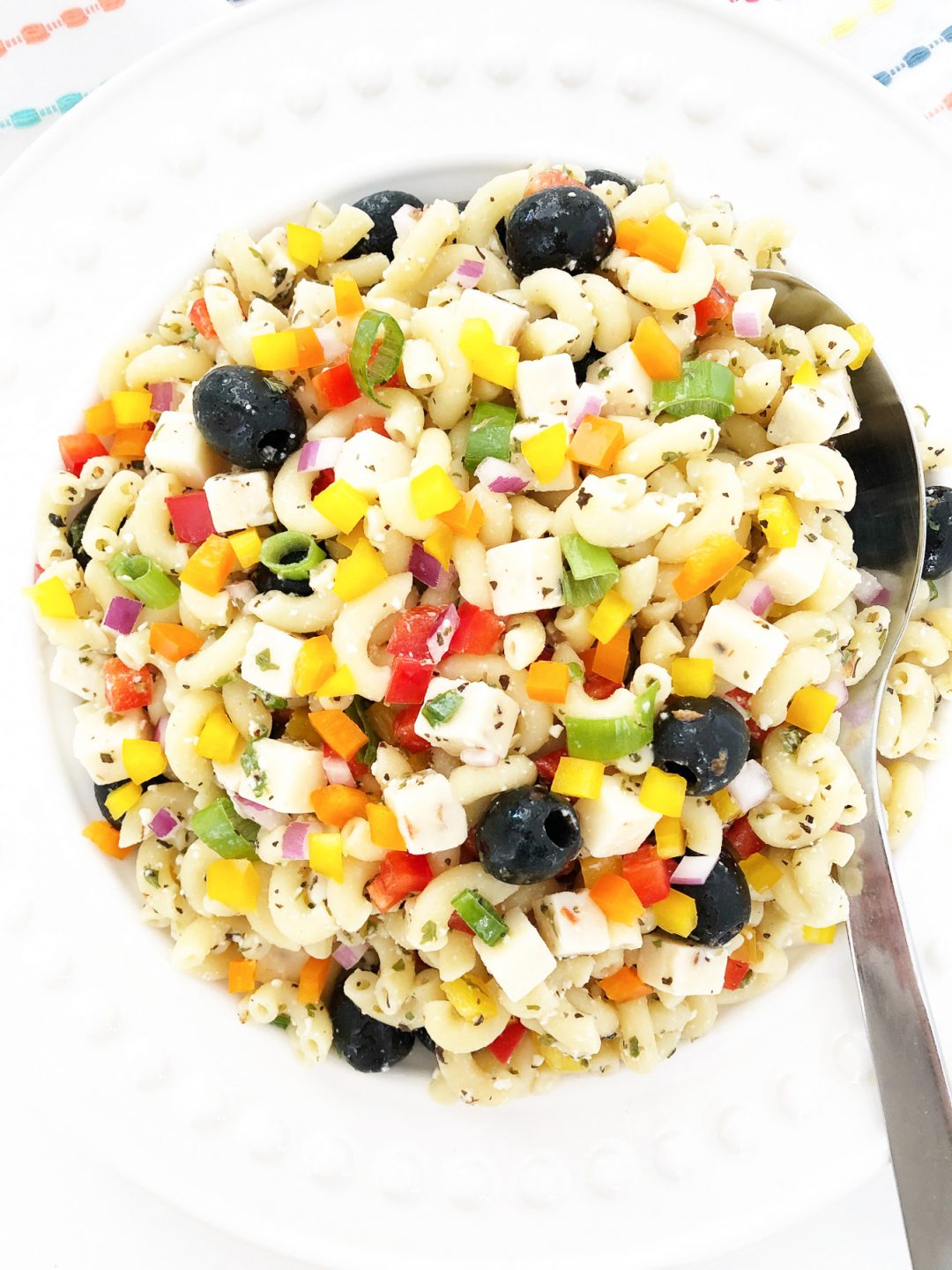 Bruschetta Pasta Salad - A Pretty Life In The Suburbs