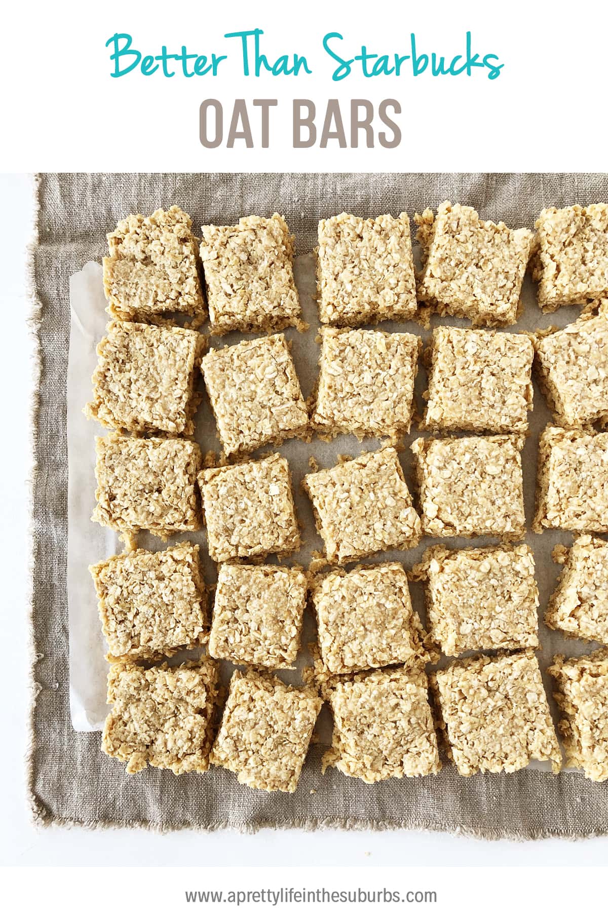 Even Better Than Starbucks Oat Bars A Pretty Life In The Suburbs