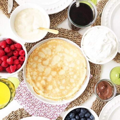 Simple and Delicious Crepes - A Pretty Life In The Suburbs