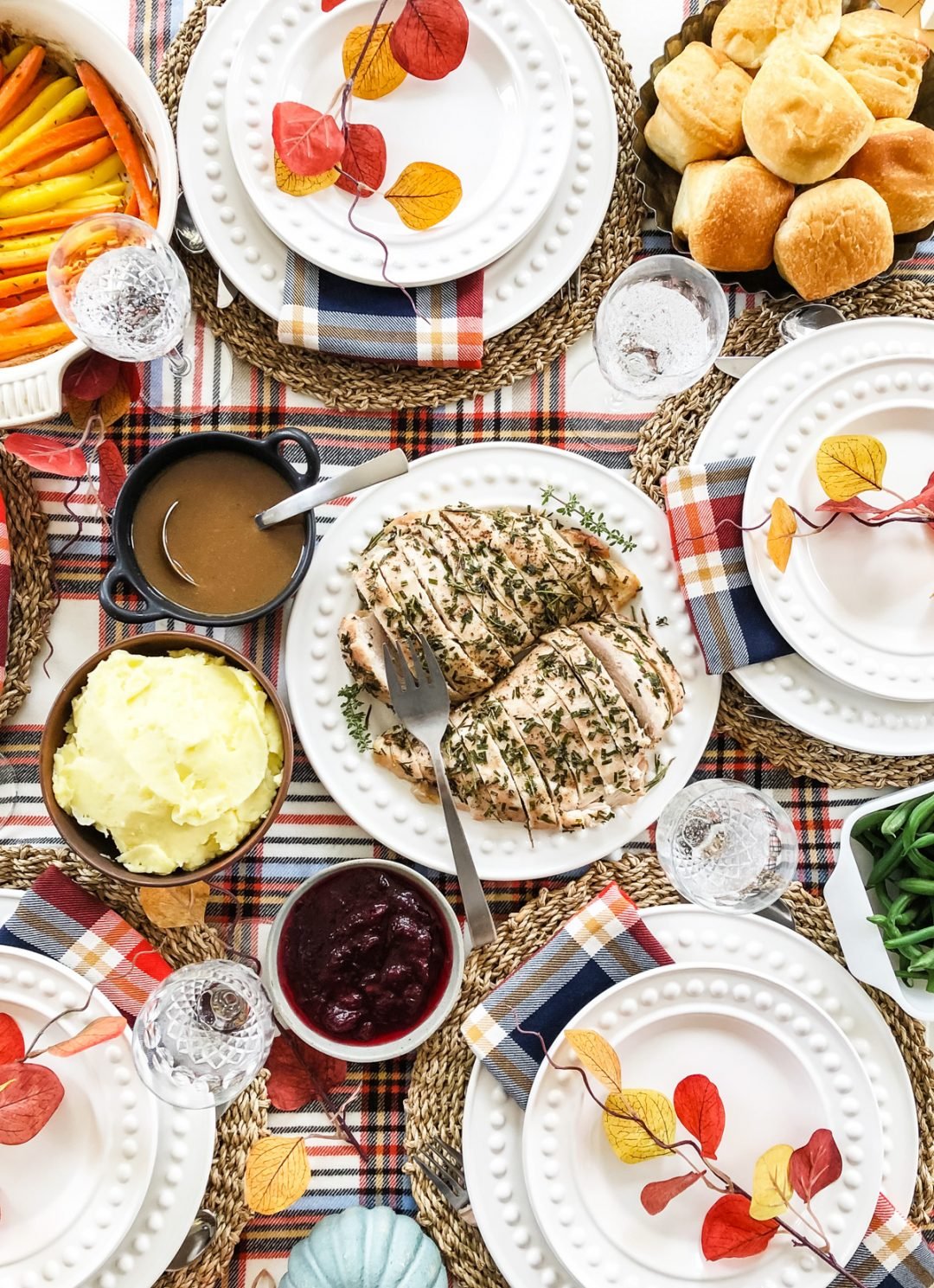 Slow Roasted Herb Marinated Turkey Breast A Pretty Life In The Suburbs