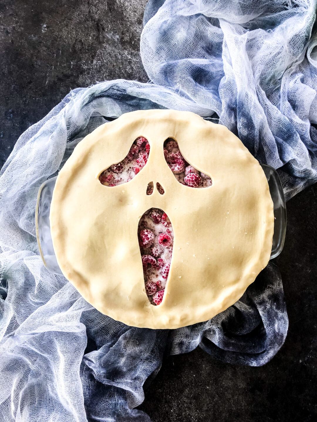 Spooky Halloween Scream Raspberry Pie A Pretty Life In The Suburbs