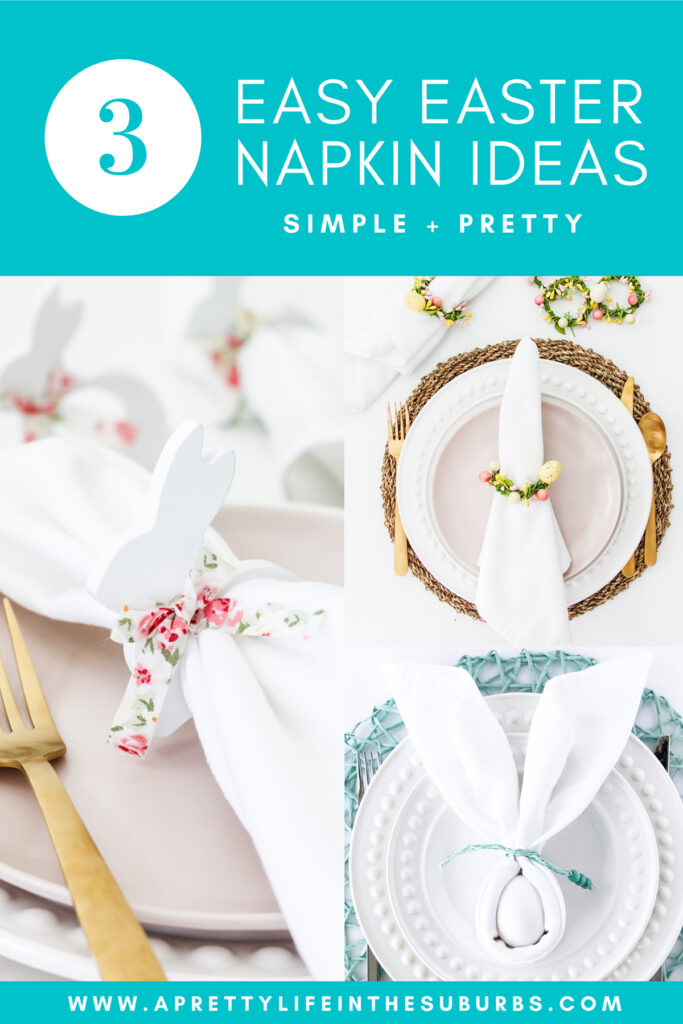 3 Easy Easter Napkin Rings - A Pretty Life In The Suburbs