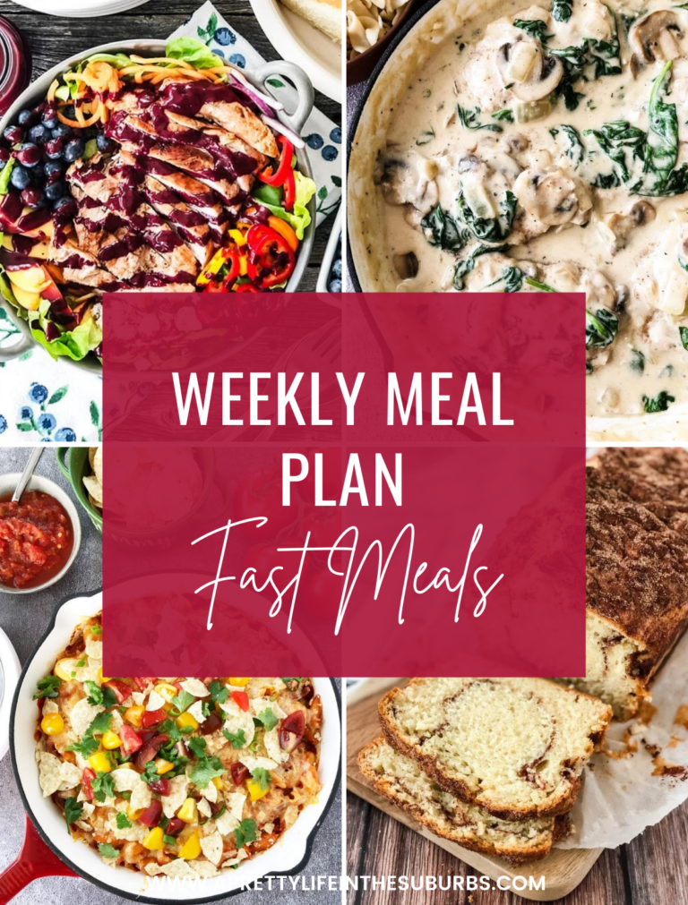 Meal Plan: Fast Meals