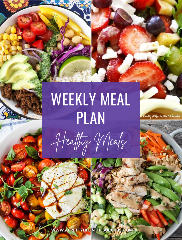 Weekly Meal Plan: Healthy Meals
