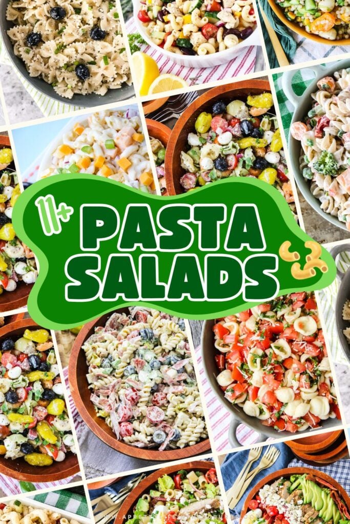 Easy Italian Chopped Pasta Salad Recipe - A Pretty Life In The Suburbs