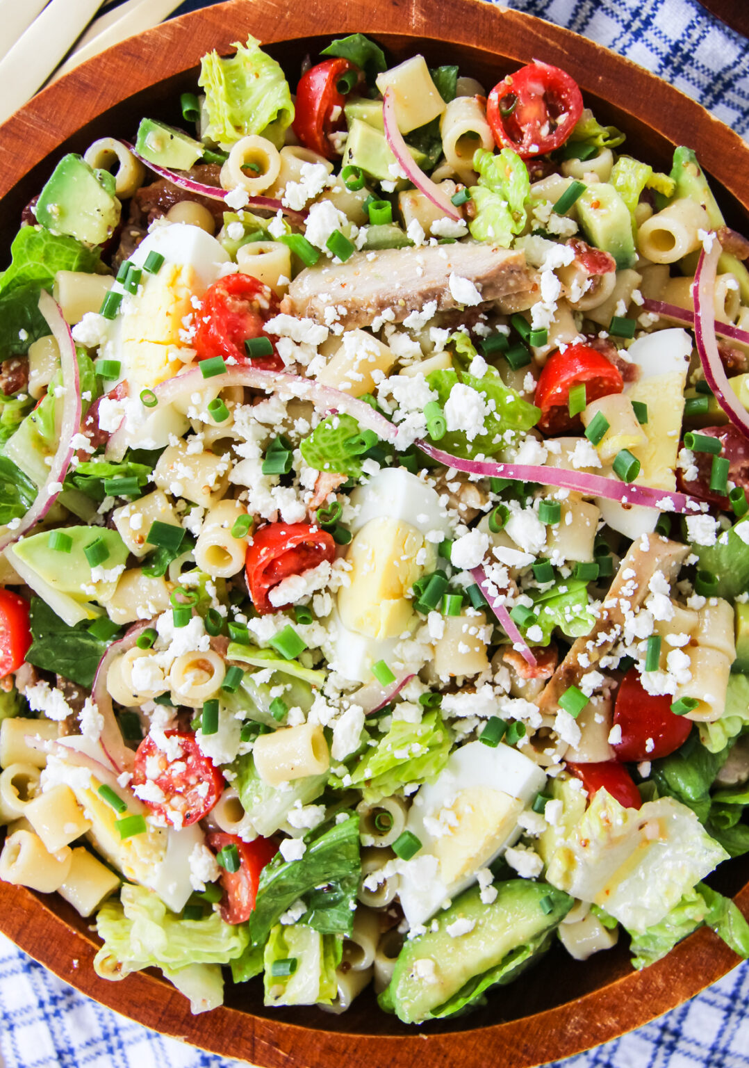 Cobb Pasta Salad - A Pretty Life In The Suburbs
