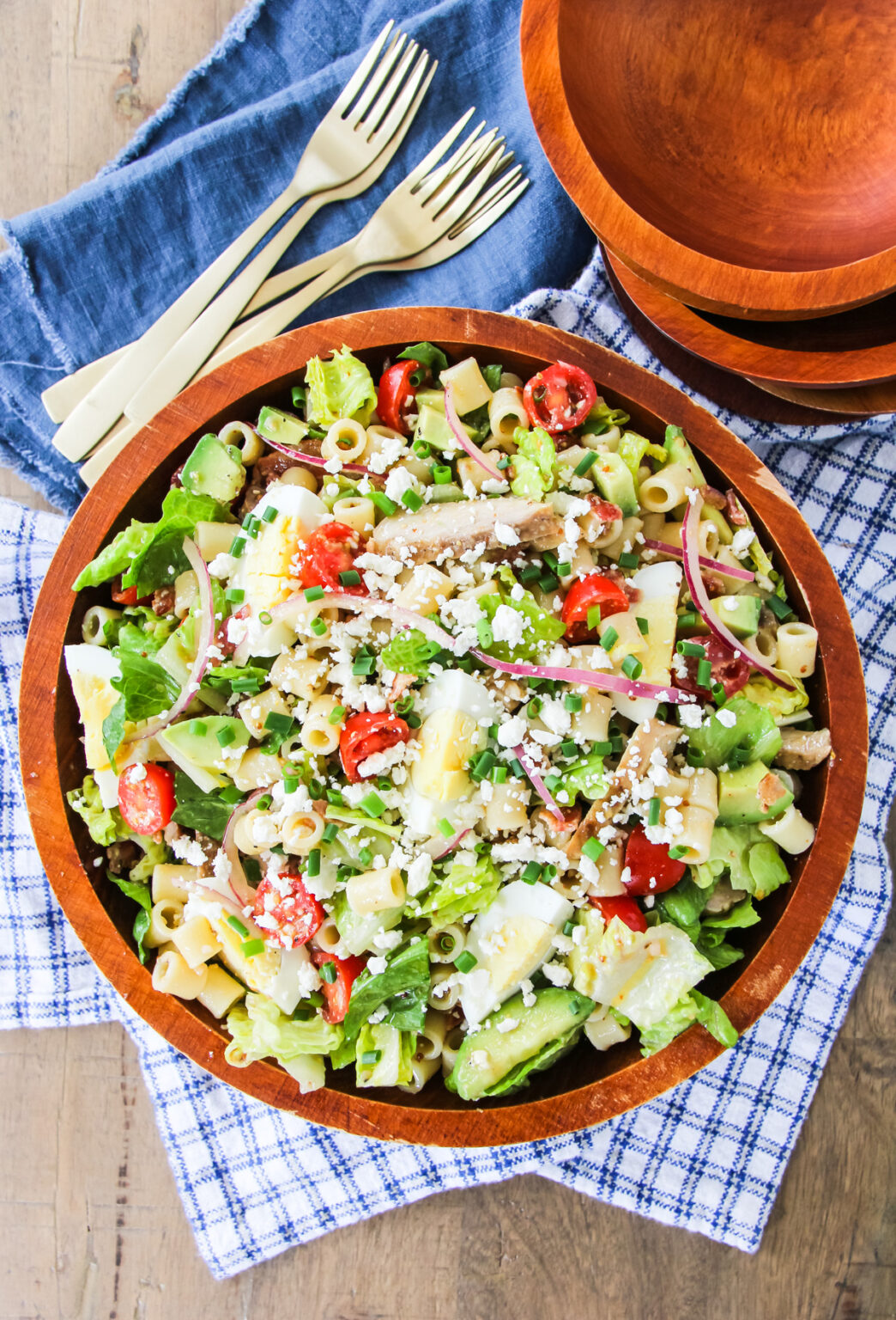 Cobb Pasta Salad - A Pretty Life In The Suburbs