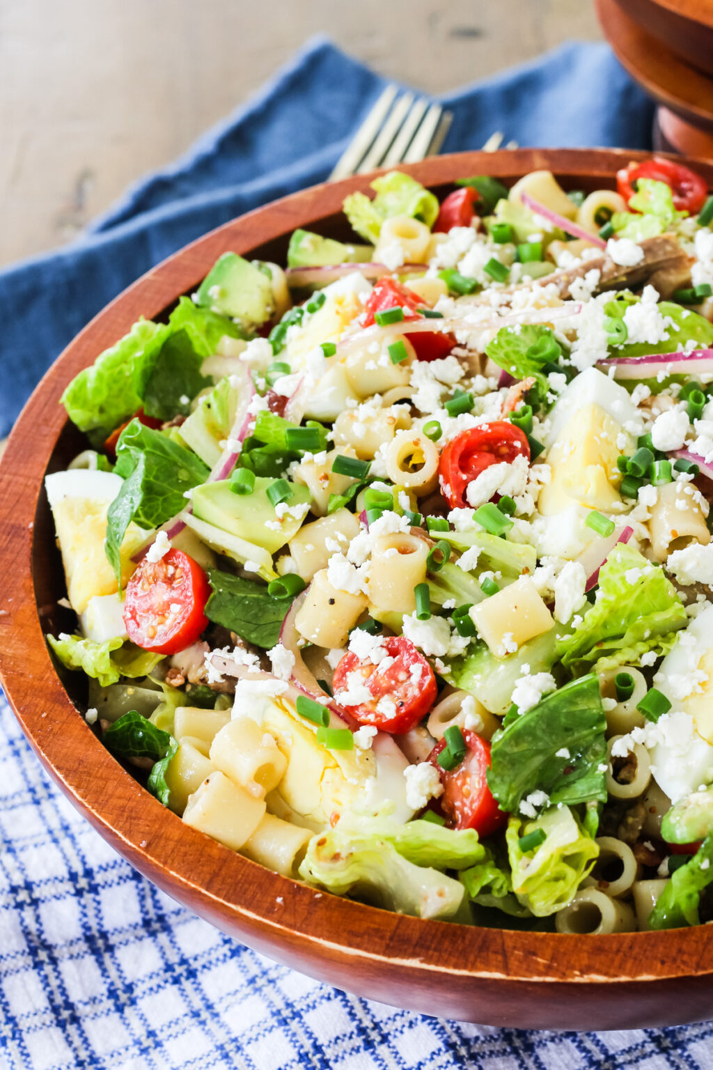 Cobb Pasta Salad - A Pretty Life In The Suburbs