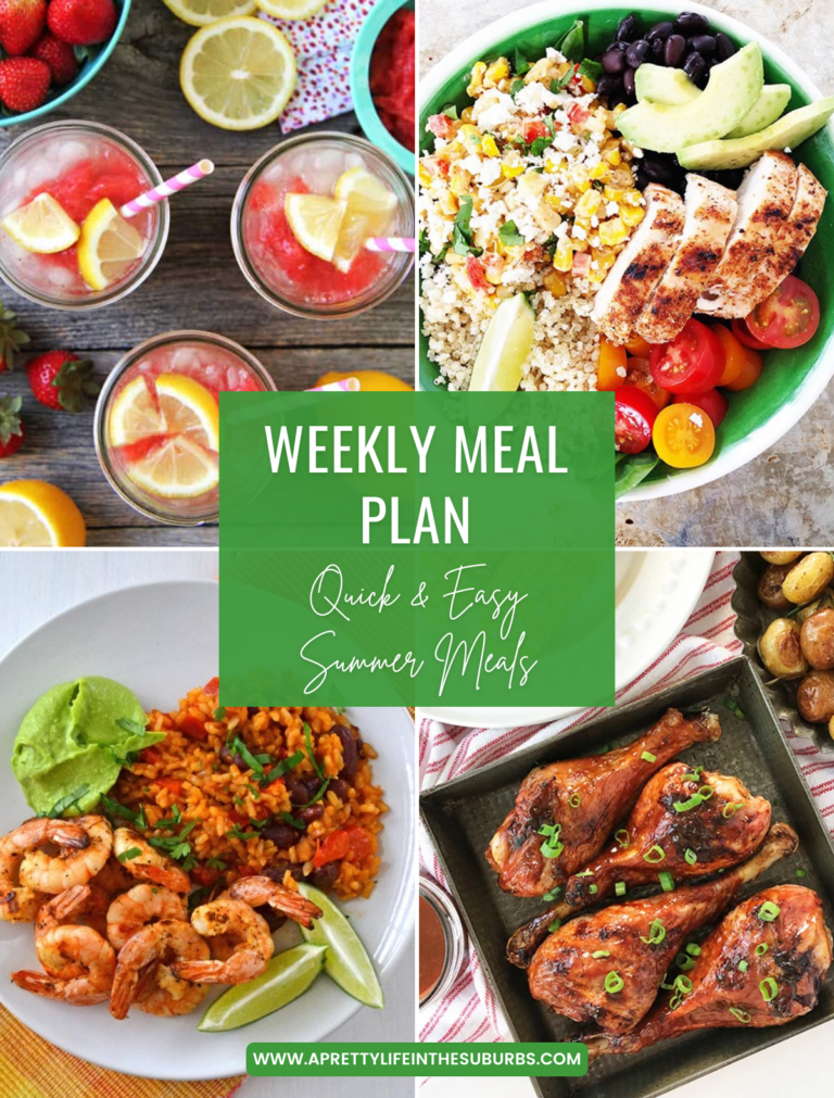 Meal Plan: Quick & Easy Summer Meals