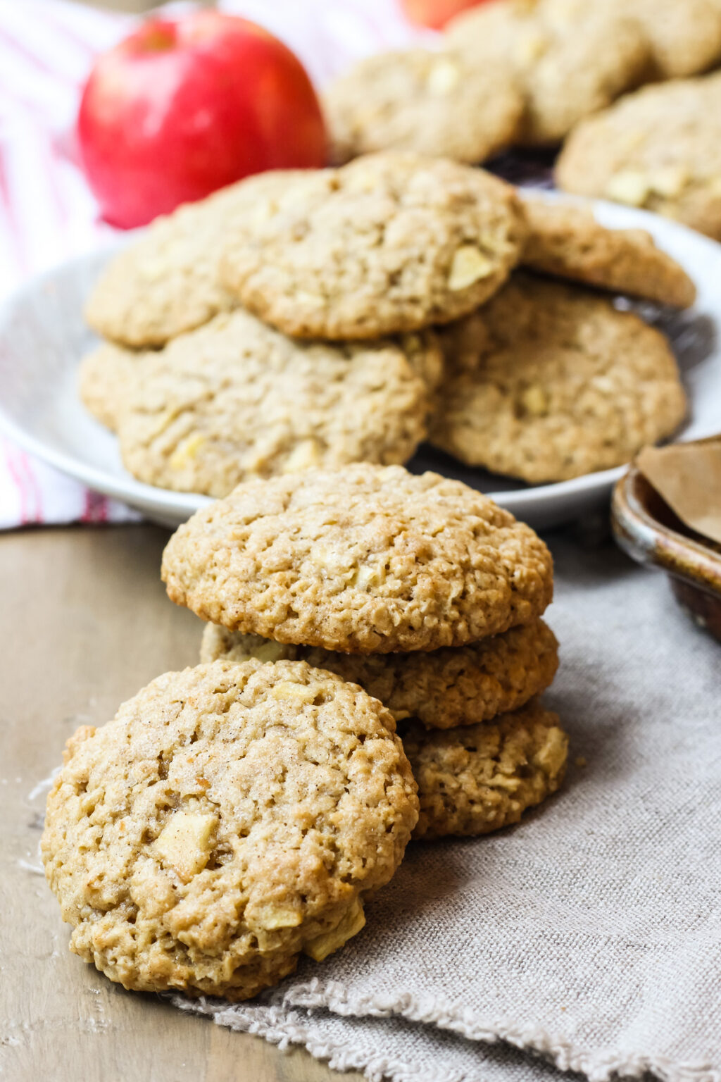 Cinnamon Apple Oatmeal Cookies A Pretty Life In The Suburbs