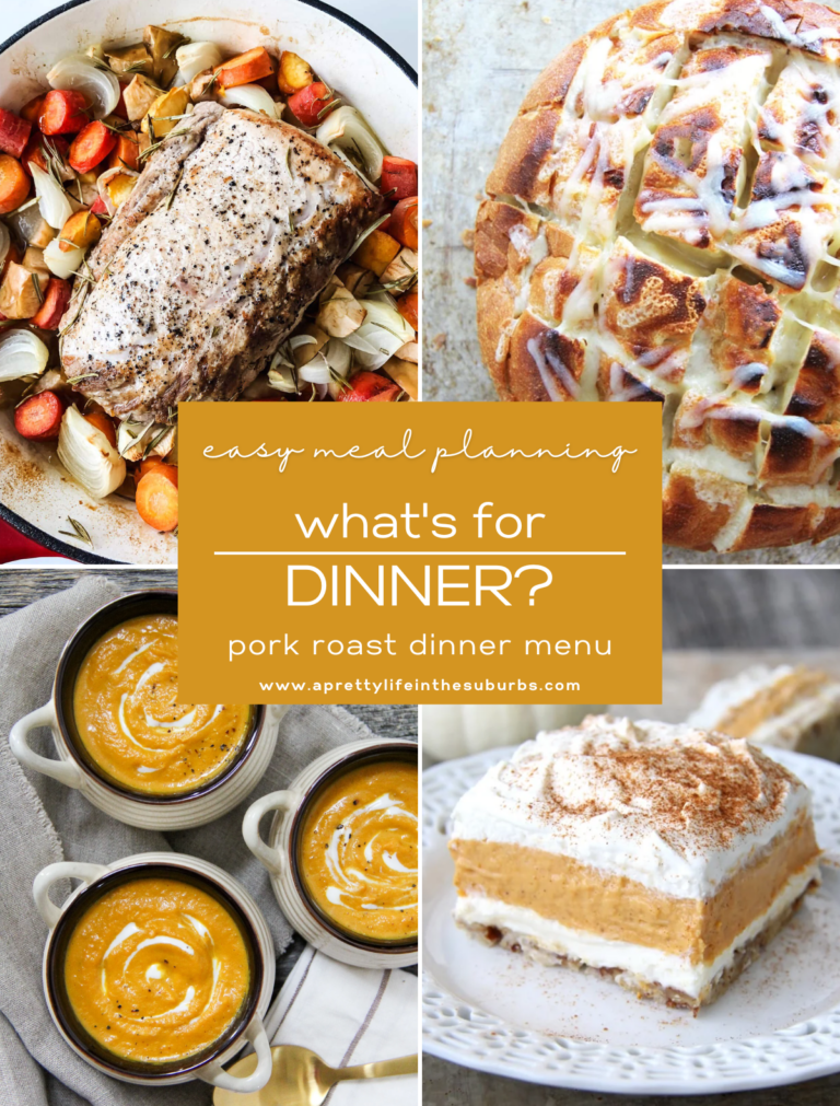 What’s For Dinner? Pork Roast Dinner Menu