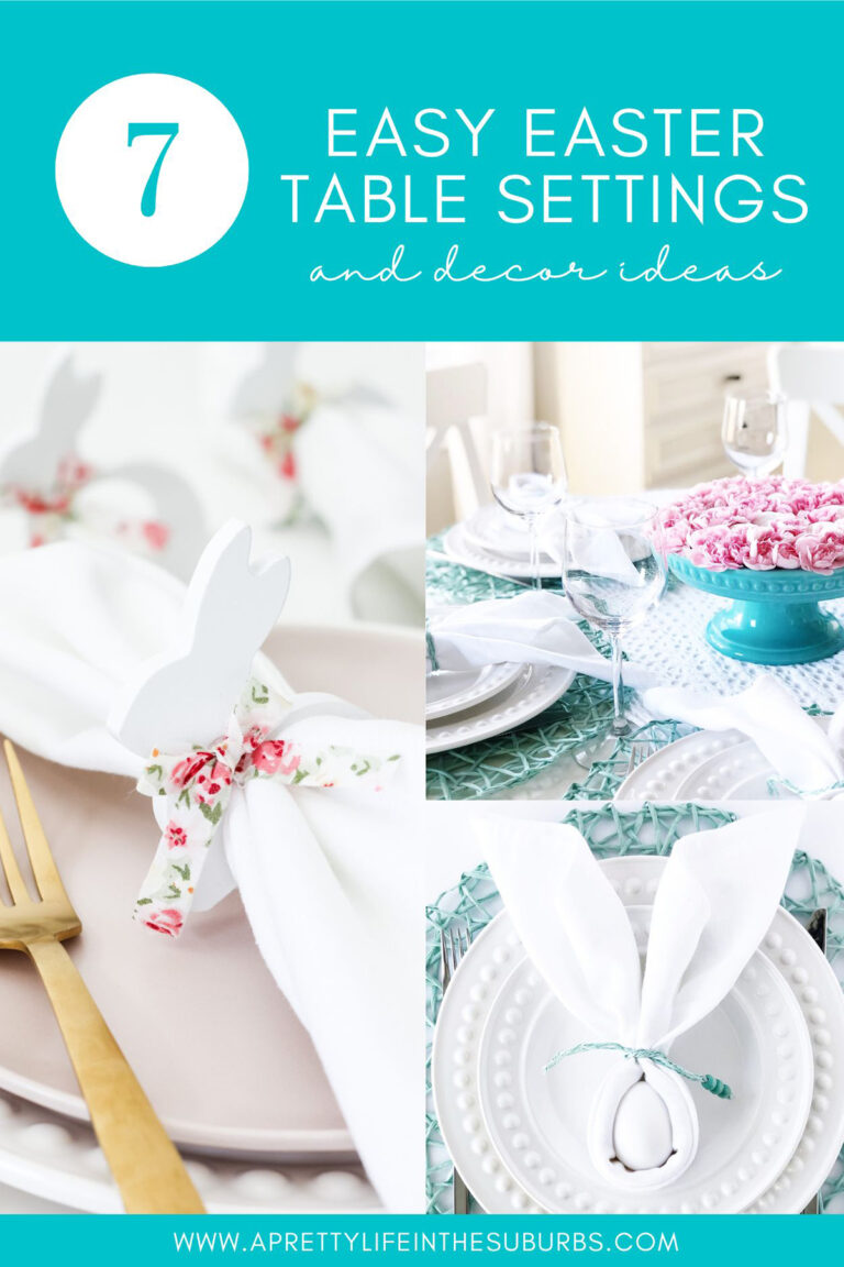 Simple and Cheerful Easter Table Decor Ideas - A Pretty Life In The Suburbs