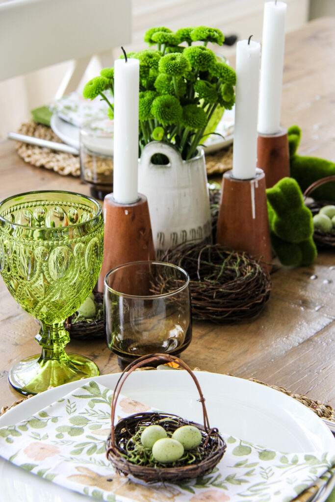Springy Easter Table Setting Ideas - A Pretty Life In The Suburbs