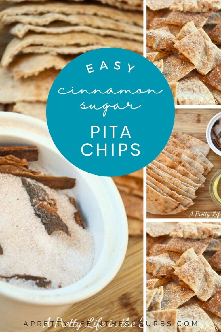 Cinnamon Sugar Pita Chips Recipe A Pretty Life In The Suburbs