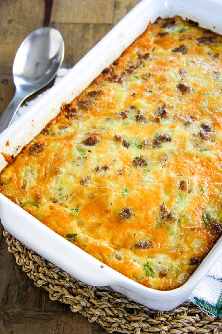 Best Easy Breakfast Casserole Recipe A Pretty Life In The Suburbs