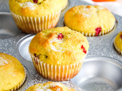 Orange Cranberry Cupcakes Recipe
