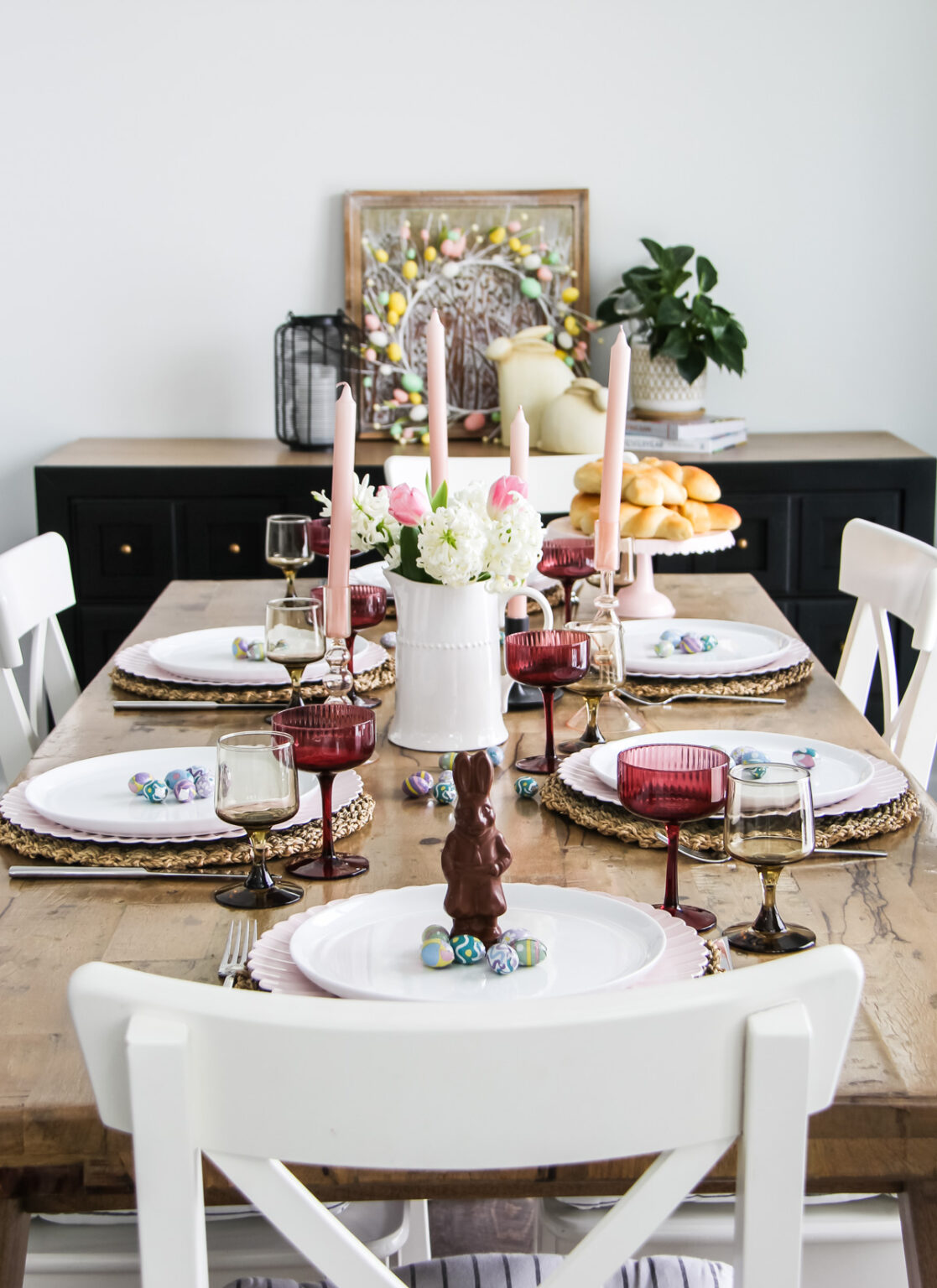 Simple and Cheerful Easter Table Decor Ideas - A Pretty Life In The Suburbs