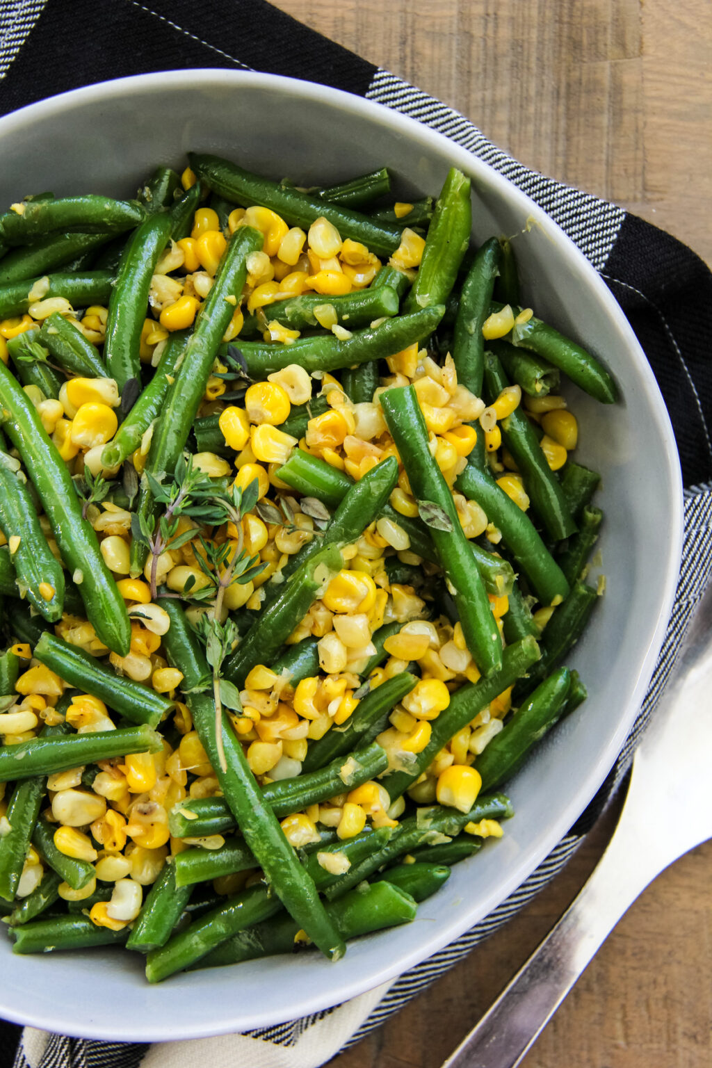 Sage Butter Green Beans and Corn Medley A Pretty Life In The Suburbs