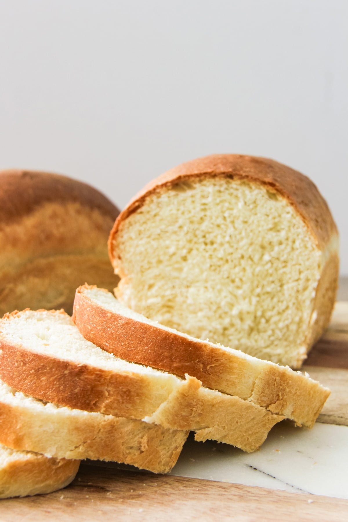 slices of condensed milk bread
